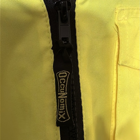 NWT Occunomix Value Black Bottom Bomber Jacket size 2x with removable liner - Picture 10 of 15